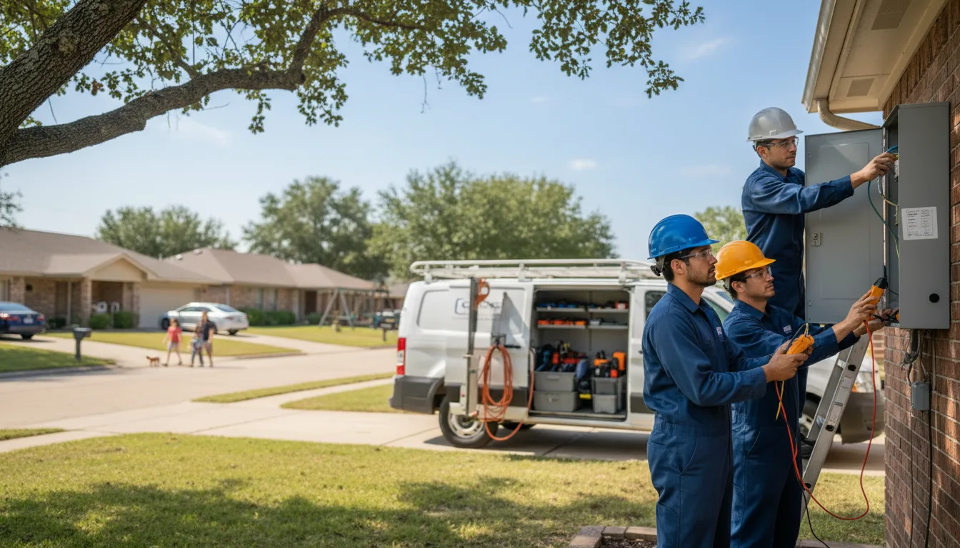 Certified electrician providing emergency electrical services in Erin, TN